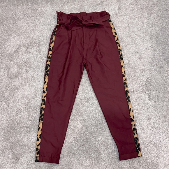 ANIMAL LINES PAPER BAG PANTS Sz XL - Picture 3 of 11